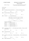 Đề thi học kì 1 môn Toán lớp 12 năm 2021-2022 có đáp án - Sở GD&ĐT Nam Định