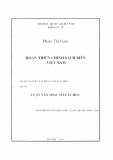 Luận văn Thạc sĩ Luật học: Hoàn thiện chính sách biển Việt Nam