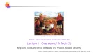 Lecture FinTech - Chapter 1: Overview of FinTech