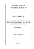 Luận án Tiến sĩ Kinh tế Quốc tế: Mối quan hệ giữa nợ công bền vững và tăng trưởng kinh tế ở một số nước trên thế giới và hàm ý chính sách cho Việt Nam