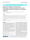 BayesCCE: A Bayesian framework for estimating cell-type composition from DNA methylation without the need for methylation reference