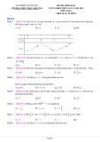 Đề thi thử tốt nghiệp THPT năm 2022 môn Toán có đáp án - Trường THPT Trần Thị Tâm