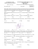 Đề thi thử tốt nghiệp THPT năm 2022 môn Toán có đáp án - Trường THPT Hàn Thuyên (Lần 1)