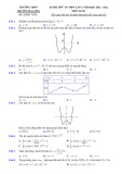 Đề thi thử tốt nghiệp THPT năm 2022 môn Toán có đáp án - Trường THPT chuyên Hạ Long (Lần 1)
