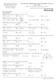 Đề thi thử tốt nghiệp THPT năm 2022 môn Toán có đáp án - Sở GD&ĐT Hà Tĩnh (Lần 3)