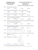 Đề thi thử tốt nghiệp THPT năm 2022 môn Toán - Trường THPT chuyên Lê Thánh Tông (Lần 1)