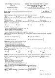 Đề thi thử tốt nghiệp THPT năm 2022 môn Vật lí có đáp án - Sở GD&ĐT Cà Mau