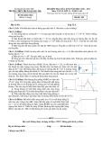 Đề thi giữa học kì 2 môn Vật lí lớp 11 năm 2020-2021 có đáp án - Trường THPT Thị xã Quảng Trị