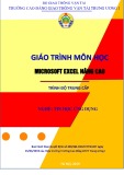 Giáo trình Microsoft Excel nâng cao (Nghề Tin học ứng dụng - Trình độ Trung cấp) - CĐ GTVT Trung ương I