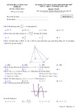 Đề khảo sát chất lượng môn Toán năm 2020-2021 - Sở GD&ĐT Nghệ An - Mã đề 111