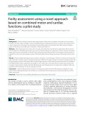 Frailty assessment using a novel approach based on combined motor and cardiac functions: A pilot study