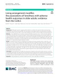 Living arrangement modifies the associations of loneliness with adverse health outcomes in older adults: Evidence from the CLHLS