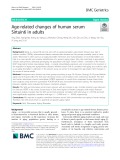 Age-related changes of human serum Sirtuin6 in adults