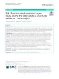 Risk of antimicrobial-associated organ injury among the older adults: A systematic review and meta-analysis