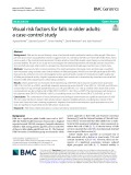 Visual risk factors for falls in older adults: A case-control study