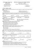 Đề thi học kì 2 môn Vật lí lớp 10 năm 2020-2021 có đáp án - Sở GD&ĐT Quảng Nam