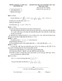 Đề thi học kì 2 môn Toán lớp 9 năm 2020-2021 có đáp án - Phòng GD&ĐT Quận Đống Đa