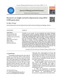 Research on height network adjustment using GNSS - CORS point data