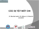 Bài giảng Các dị tật mất chi