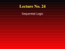 Digital Logic & Design - Lec_24