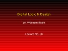 Lecture Digital Logic & Design: Lesson 28