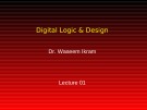 Lecture Digital Logic & Design: Lesson 1