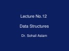Lecture Data Structures: Lesson 12