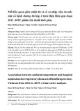 Mối liên quan giữa nhiệt độ và số ca nhập viện do mắc một số bệnh đường hô hấp ở tỉnh Điện Biên giai đoạn 2012 -2019: Phân tích chuỗi thời gian
