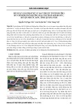 Đề xuất giải pháp xử lý sạt trượt tuyến đường Hồ Chí Minh nối đường Bao thị trấn Khâm Đức, huyện Phước Sơn, tỉnh Quảng Nam