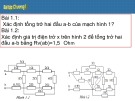 Bài tập Giải tích mạch - Trần Văn Lợi