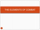 Lecture Game design: The elements of combat - Ho Dac Hung