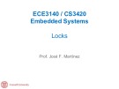 Lecture Embedded systems - Lesson 9: Locks