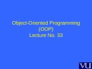 Lecture Object-Oriented programming - Lesson 33: Multiple type arguments
