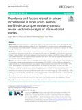 Prevalence and factors related to urinary incontinence in older adults women worldwide: a comprehensive systematic review and meta-analysis of observational studies