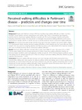 Perceived walking difficulties in Parkinson’s disease – predictors and changes over time
