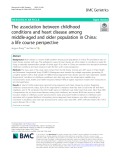 The association between childhood conditions and heart disease among middle-aged and older population in China: A life course perspective