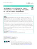 Sex disparities in cardiovascular health metrics among rural-dwelling older adults in China: A population-based study