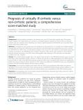 Prognosis of critically ill cirrhotic versus non-cirrhotic patients: A comprehensive score-matched study