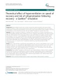 Theoretical effect of hyperventilation on speed of recovery and risk of rehypnotization following recovery - a GasManW simulation