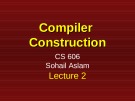 CS606 Compiler Construction - Lecture_02