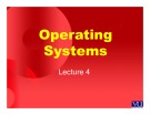 Lecture Operating systems: Lesson 4 - Dr. Syed Mansoor Sarwar