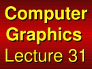 Lecture Computer graphics - Lesson 31: Mathematics of lightning and shading (Part 5)