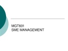 Lecture SME Management - Lesson 25: Working capital