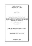 Luận văn Thạc sĩ Khoa học giáo dục: Quản lý bồi dưỡng năng lực dạy học môn Vật lý theo chương trình giáo dục phổ thông 2018 cho giáo viên ở các trường trung học phổ thông huyện Bảo Yên, tỉnh Lào Cai