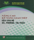 Rèn luyện kỹ năng giao tiếp của cán bộ xã, phường, thị trấn: Phần 1