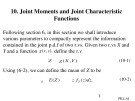 Lecture Probability Theory - Lecture 10: Joint Moments and Joint Characteristic Functions