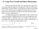 Lecture Probability Theory - Lecture 17: Long Term Trends and Hurst Phenomena