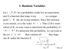Lecture Probability Theory - Lecture 3: Random Variables