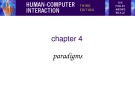 Lecture Human-computer interaction (3rd) - Chapter 4: Paradigms