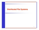 Lecture Distributed Systems - Lecture 12: Distributed File Systems